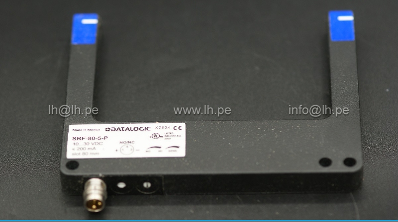 SRF-80-5-P 95B020070                     Sensor fotoElectrico de horquilla 80mm. ranura PNP-M8, DATALOGIC