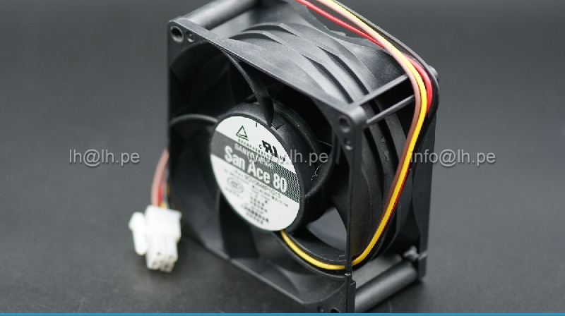 9GV0848P1G13                  Ventilador de refrigeración para servidor, 48VDC, 80X80X38mm, 4 cables + conector, SANYO DENKI