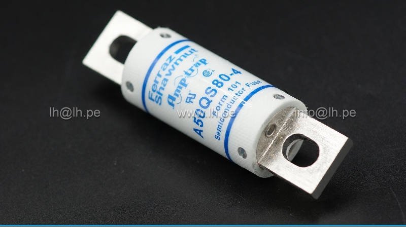 A50QS80-4                   Fusible Semiconductor High Speed, 80A, 500V, 80A, aR Class, FERRAZ SHAWMUT