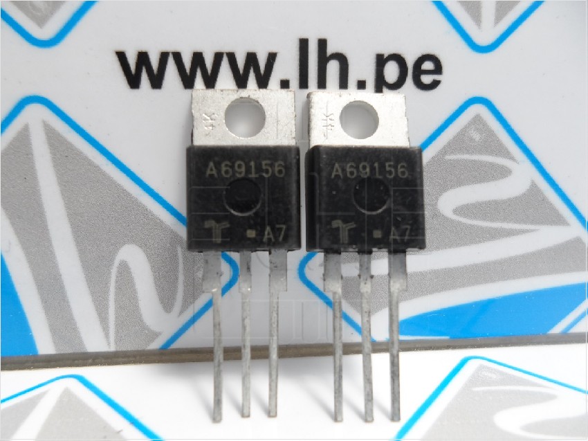 A69156           Transistor, Semiconductores discretos, TO-220