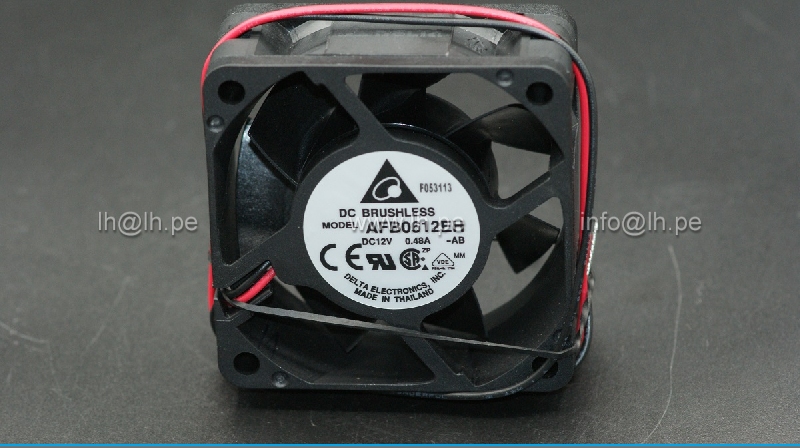 AFB0612EH-A AFB0612EH-AB                    Ventilador axial 12VDC, 0.48A, 60x60x25mm, Marca: Delta