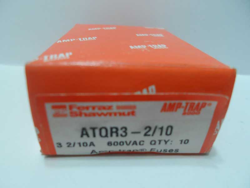 ATQR3-2/10    Fuse 3 2/10 Amps | 600 Volts AC | UL Class CC