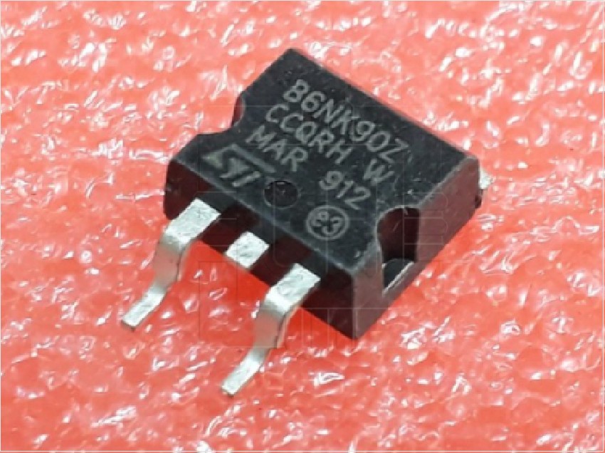 B6NK90Z               Transistor 900 V, 1.56 Ω typ., 5.8 A