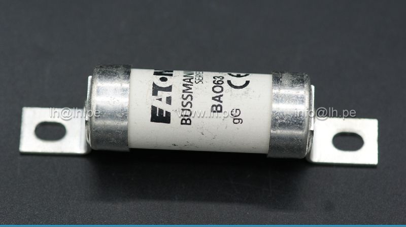BAO63                  Fusible Industrial H.R.C. BS88:2, 63A, 500VAC, 80kA, 21x87mm, gL/gG, EATON
