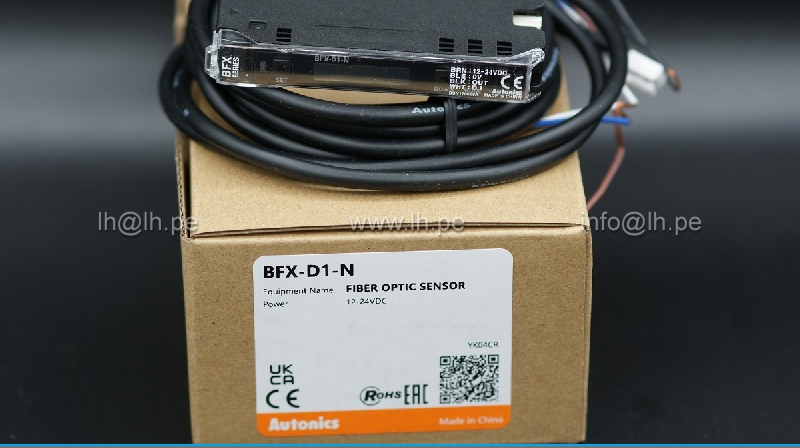 BFX-D1-N                    Sensor amplificador de fibra óptica, NPN, IP40, 12÷24VDC; 100mA, AUTONICS