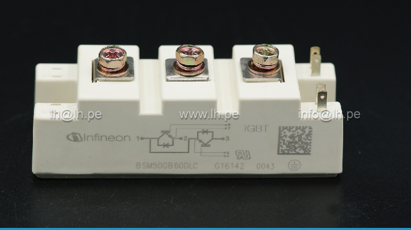 BSM50GB60DLC                    Modulo IGBT transistor/transistor; IGBT half-bridge; Ic: 50A, 600V, INFINEON