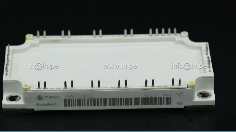 BSM75GP60                  Modulo Transistors, SIM, 75A, 600V, BRIDGE/INVERTER/BRK, INFINEON