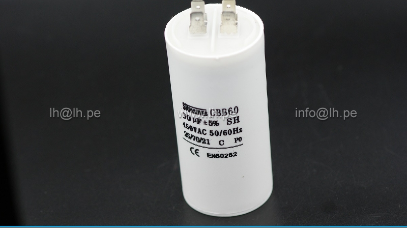 CBB60A-30/450     Condensador para motor, de trabajo 30uF, 450V, SR PASSIVES