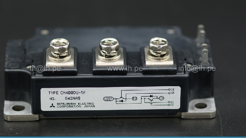 CM400DU-5F             Transistor IGBT, módulo N-CH, 250V, 400A, 7 pines, Mitsubishi Electric