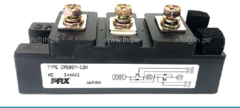CM50DY-12H                       Modulo IGBT Half Bridge 50A, 600V, 250 W Chassis Mount Module, MITSUBISHI