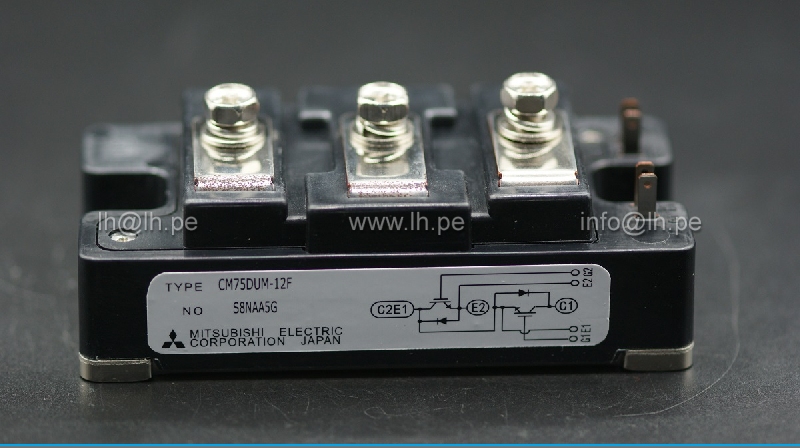 CM75DUM-12F            Modulo IGBT de alta potencia 75A, 6001V, uso conmutado
