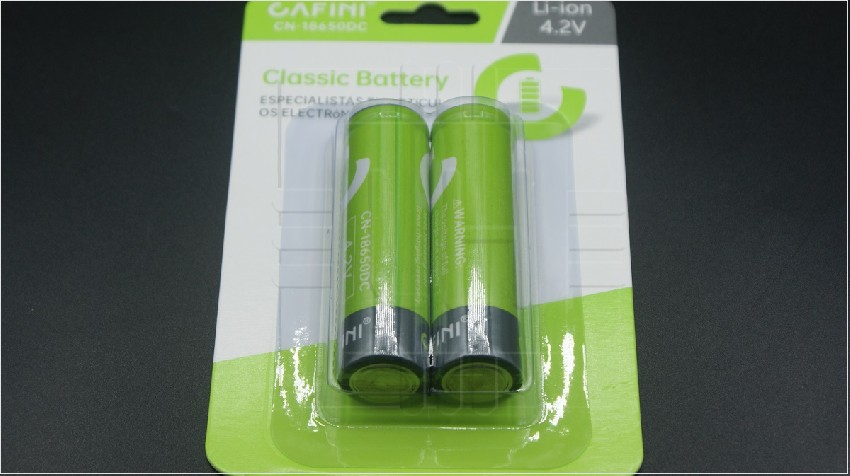 CN-18650DC                    Batería Li-ion 4.2V, 1200mAh, Blister de 2, CAFINI