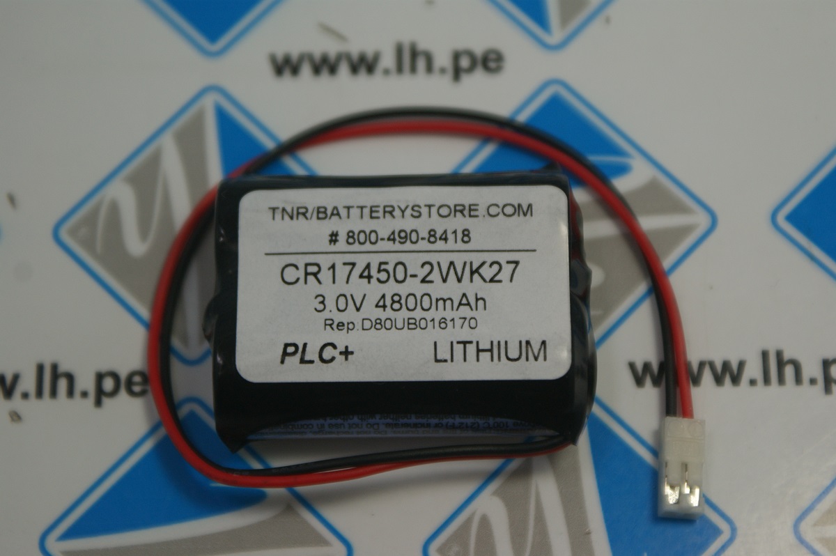 CR17450-2WK27            lithium battery for use in programmable logic controllers and industrial computers.