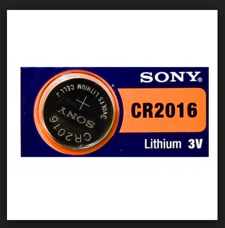 CR2016          Batería Lithium CR2016, 3V, 85 mAh