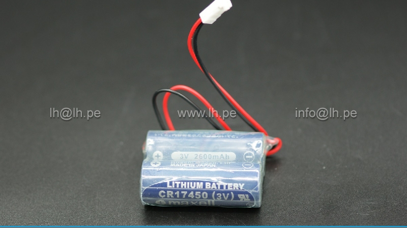 2CR17450-2WK27 D80UB016170          Pack Batería Lithium de control industrial PLC, para Mazak QTN100 QTN150 QTN200 MTN900