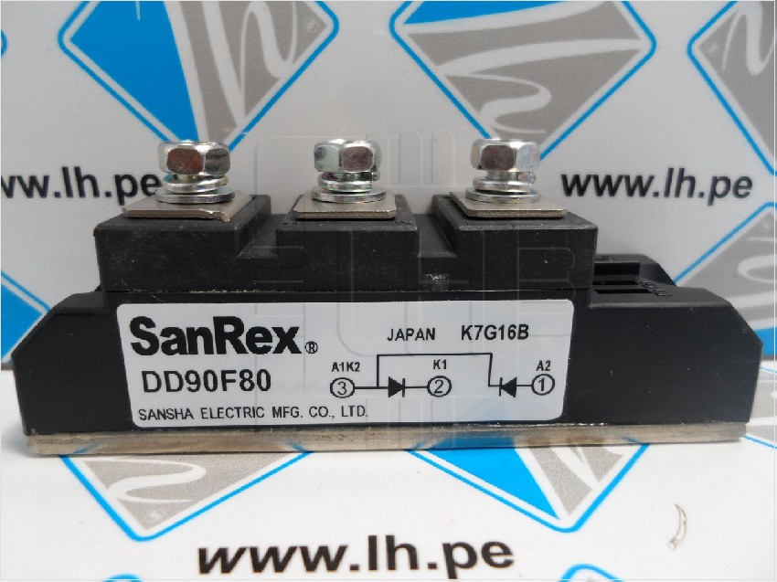 DD90F80        MODULO DIODO 90A, 800V