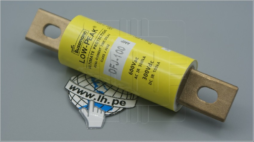 DFJ-100                     Fuse high speed fuse, 600 Vac or less, 450 Vdc or less, 100A, 200 kAIC at 600 Vac, 100 kAIC 450 Vdc