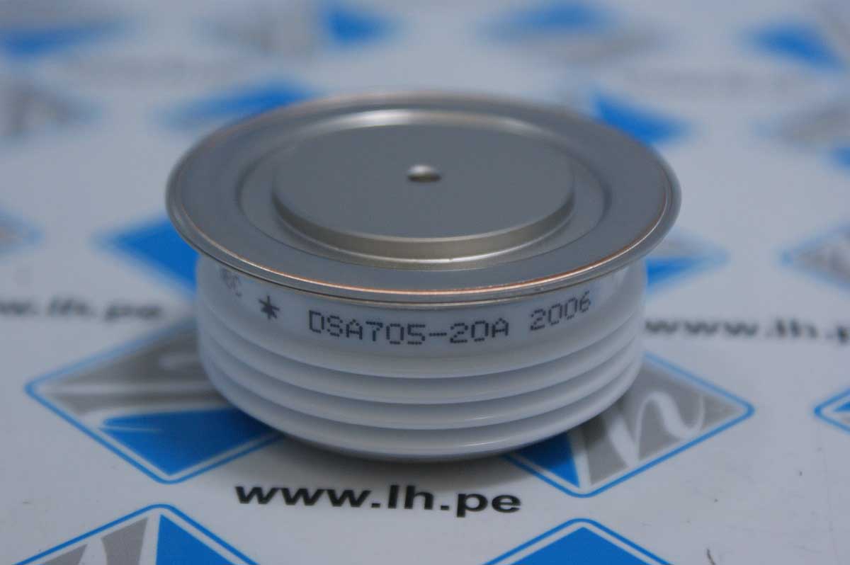 DSA705-20A                    Rectifier Diode, 1 Phase, 1 Element, 730A, 2000V V(RRM)