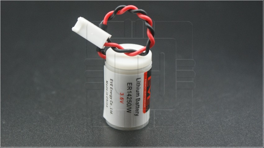 ER14250W                         Batería Lithium capsulado 3.6V, 1/2AA, con cable y conector;  EVE Energy Co., Ltd