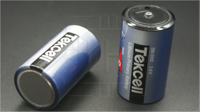 SB-D02          Batería Lithium Size D, SB-D02,  3.6V 19000mAh. Marca: Tekcell