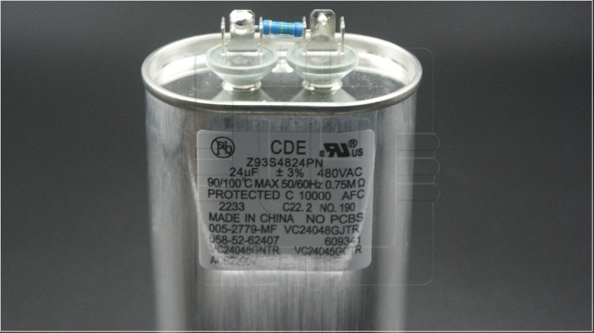 Z93S4824PN          Capacitores de películas 24uF 3% 480V