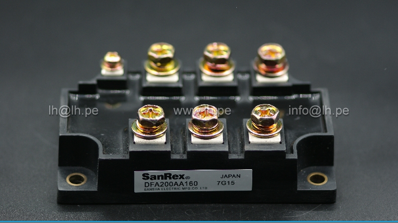 DFA200AA160                 Modulo SCR 200A, 1600V Bridge, 3-Phase - SCRs/Diodes Chassis Mount, Sanrex