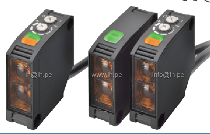 E3JK-RR12 2M                    Sensor fotoeléctrico, DARK-ON, LIGHT-ON, Alcance 10m, SPDT, Marca Omron