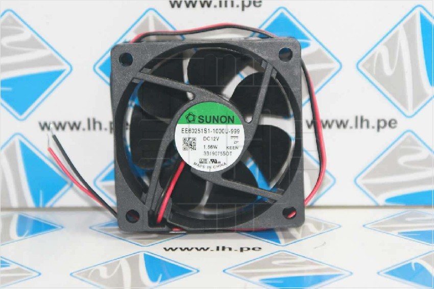 EE60251S1-1000U-999          Ventilador CC; axiales; 12VDC; 39,72m3/h