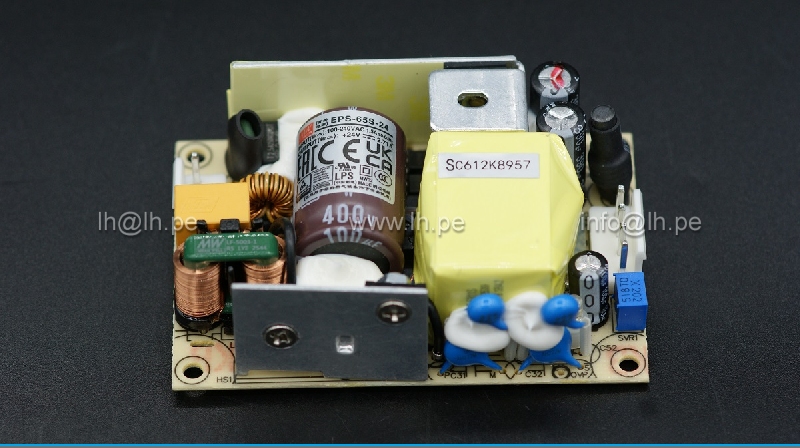 EPS-65S-24                  Alimentador impulso, abierto, 24VDC, 65W, 80-264VAC, marca MEAN WELL