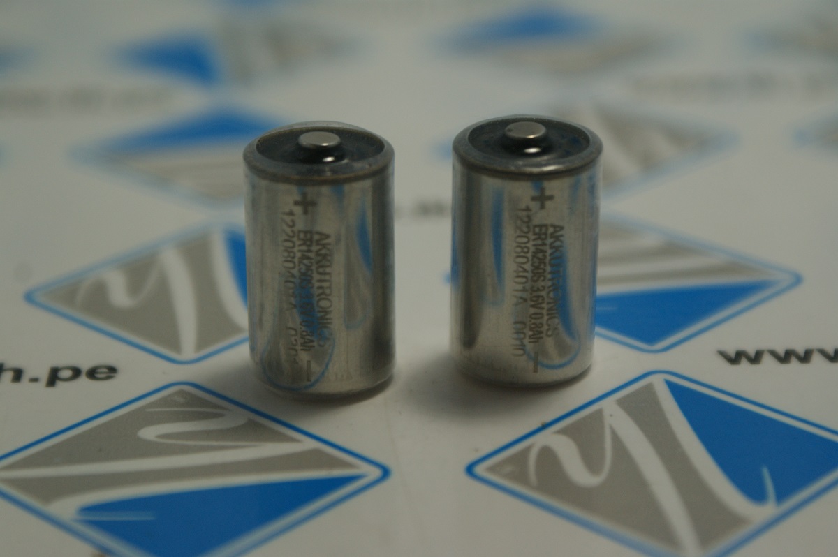 ER14250S-14-25-HR              Batería lithium de alta temperatura 3.6V, 1/2AA