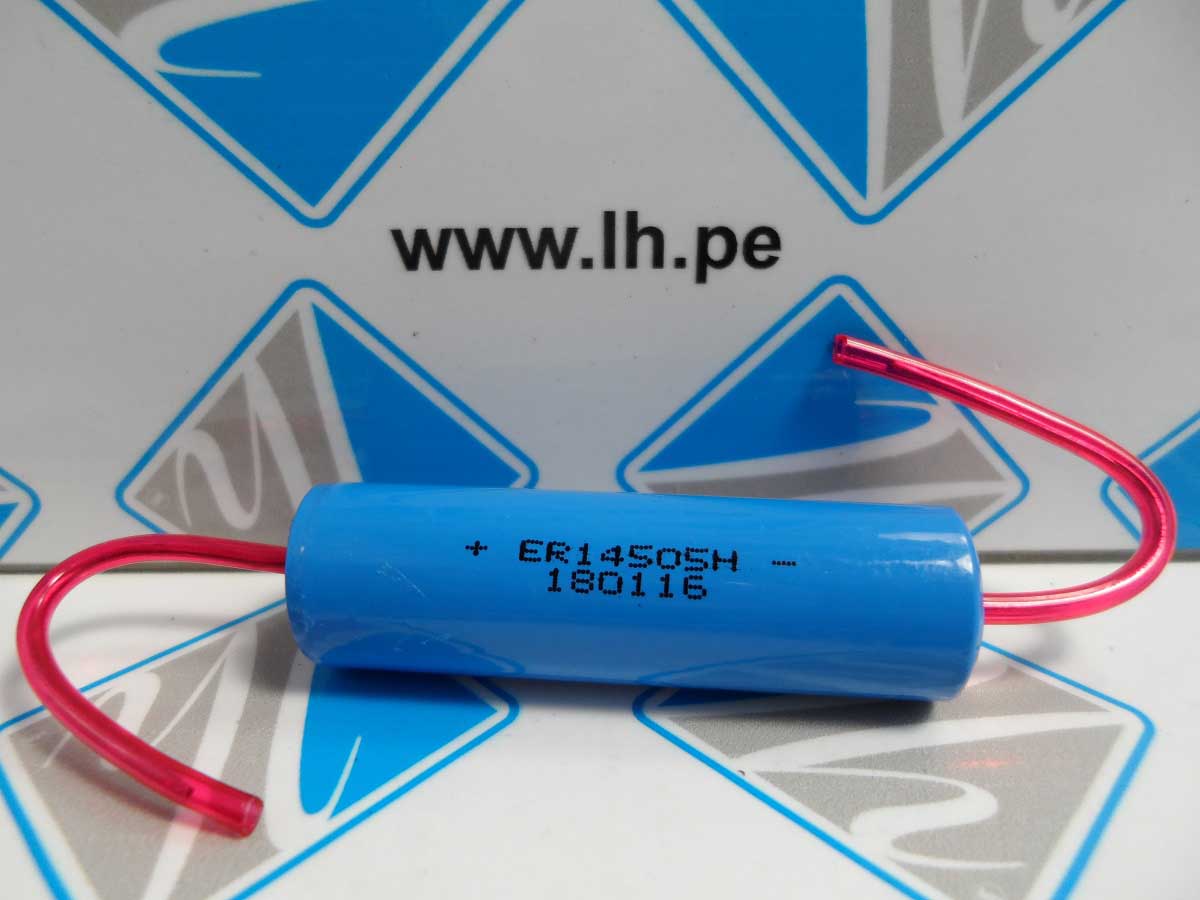 ER14505H-AXIAL       Batería Lithium 3.6V 2400mA, AA, Axial