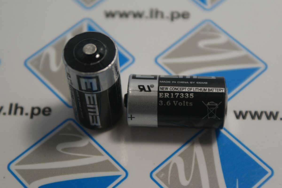 ER17335-EEMB           Batería Lithium de 3.6V, 2/3A, 2100mAh, Li-SOCl2, de alta capacidad