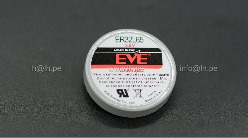 ER32L65 Lithium Thionyl Chloride (Li-SOCI2) Battery