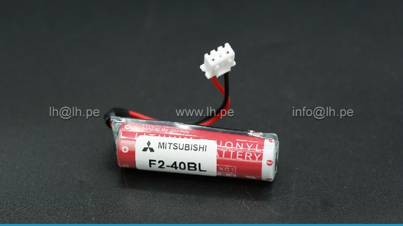 F2-40BL                      Batería Lithium 3.6V, conector blanco, para F1/F2/FX2 PLC