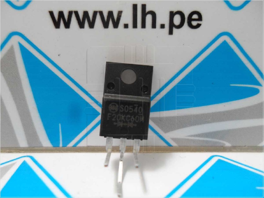 F20KC60M         Potencia Mosfet Transistor Rectificador Igbt