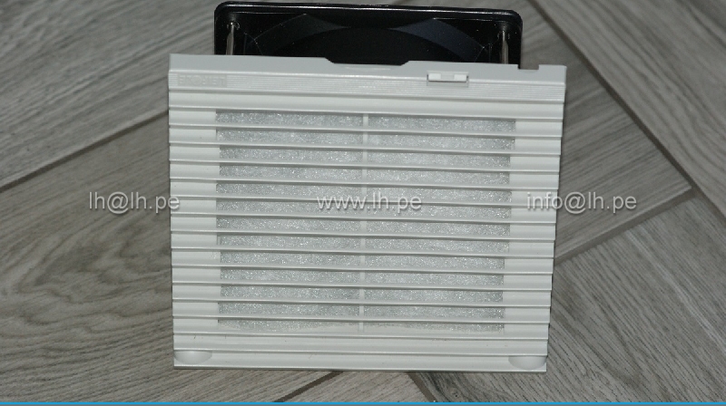 FKL6622.115                Ventilador con filtro y rejilla 148.5x148.5mm, 115VAC, 0.24A, 20W, 2500/2800RPM, 50/60Hz, Marca: Leipole