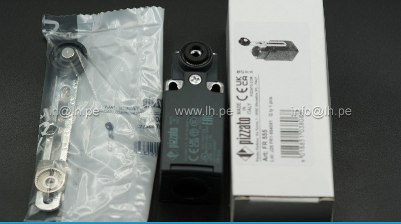 FR555                               Interruptor de fin de carrera, NO + NC, 10A, PG13.5, marca Pizzato