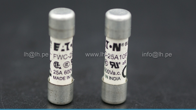 FWC-25A10F                           Fusible tipo cartucho Ultra Rapido 10x38mm, 25A, 700V, aR, EATON
