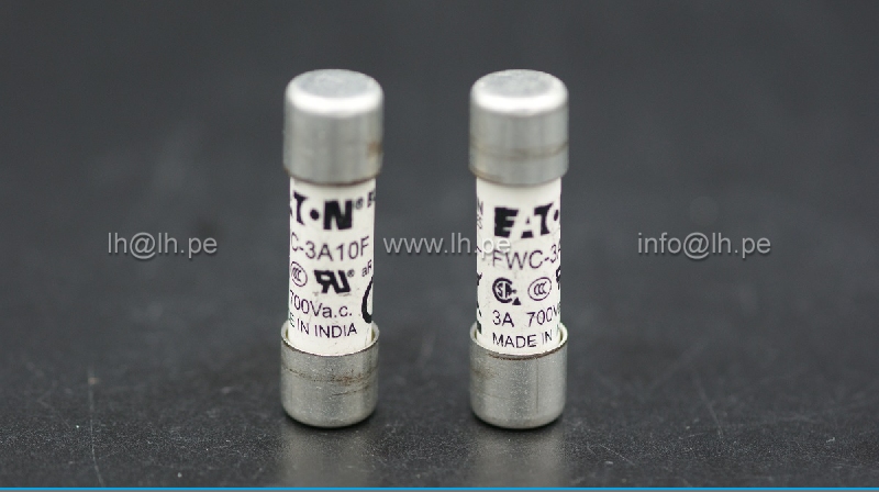 FWC-3A10F                       Fusible tipo cartucho Ultra Rapido 10x38mm, 3A, 700V, aR, EATON