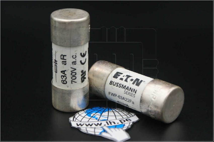 FWP-63A22F          Fuse, High Speed, Cylinder, 63A, 700 VAC, 22x58 mm