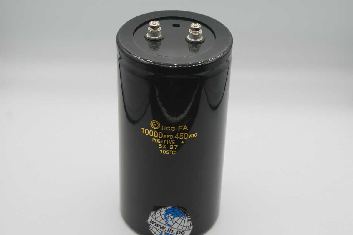 FXR2W103Y                     Capacitor Electrolítico 10,000uF, 450VDC, Medidas 90x178mm