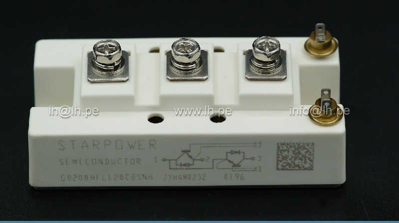 GD200HFL120C8SNH                  Modulo IGBT (half-bridge) 200A, 1200V, Starpower