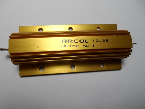 HS150 5R0 F                Resistor bobinado - Montaje de chasis 150W 5ohm