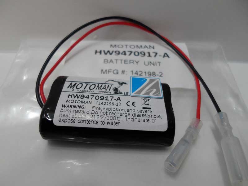 HW9470917-A 142198-2  Battery lithium PLC, CNC,TPMS,el