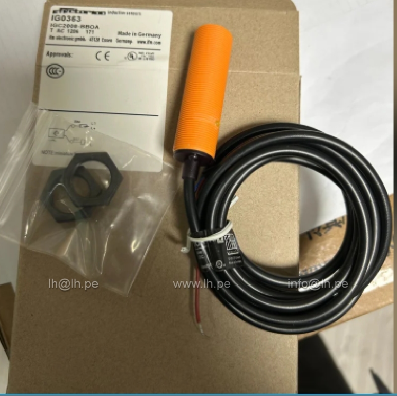 IG0363 IGC2008-BBOA                    Sensor de proximidad ifm electronic, rosca M18, alcance 8 mm, alim. 20 → 250 V ca/cc, salida digital 2 hilos,