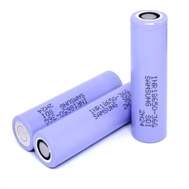 INR18650-36G           Li-ion battery 3.6V, 3600mah, 10A, rechargeable