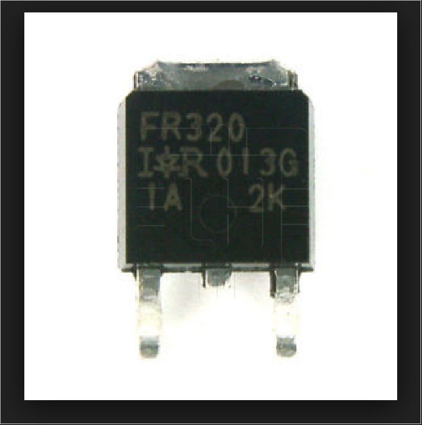 IRFR320PBF       Transistor N-MOSFET, unipolar, 400V, 2A, 42W