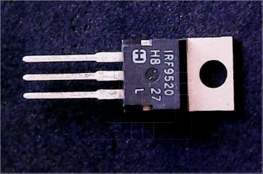 IRF9520NPBF         Transistor: P-MOSFET; unipolar; -100V; -6.8A; 48W; TO220AB