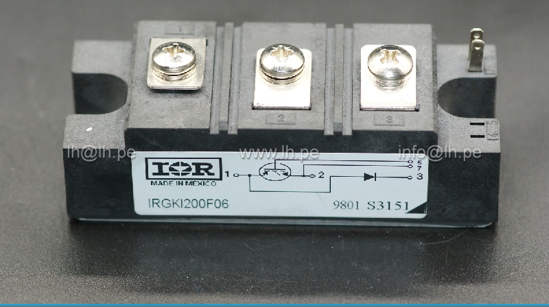 IRGKI200F06                   Modulo Semiconductors diodo, 200A, 600VAC, I&R RECTIFIER