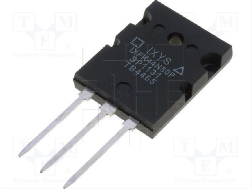 IXFK44N50P       Transistor N-MOSFET, unipolar, 500V, 44A, 500W